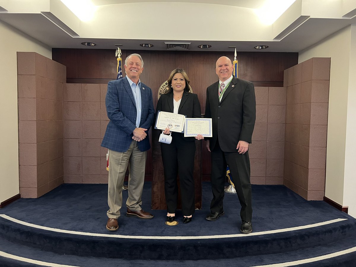 JosephMLombardo's tweet photo. This week is Nevada State Employee Appreciation Week, and I wanted to find a special way to honor exceptional state employees. 

So we created the “Get Sh*t Done” Awards to celebrate employees who are doing standout work! 

I was honored to hand out some of the awards today. https://t.co/hhZiNF0R5g