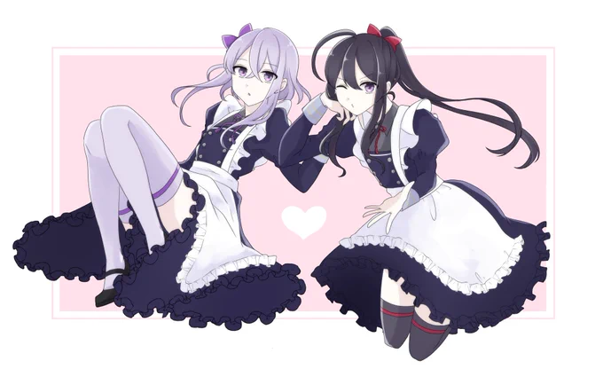メイドずおばみちゃん(再掲) ※捏造、女装  #メイドの日