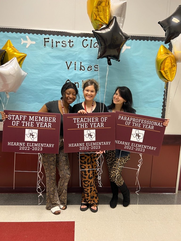 These three are real winners! Congratulations on your campus honor! Our students and staff are better because of you! #Unstoppable #HES 🦅🦅🦅💯💯💯👑👑👑