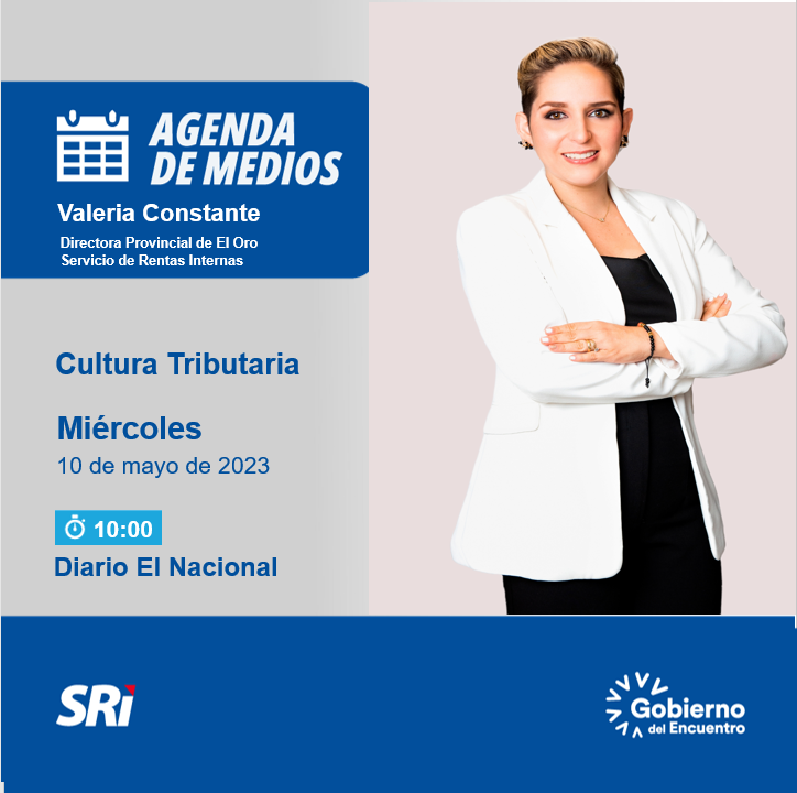 MiguelE_SRI's tweet photo. Les comparto mi agenda de medios de este miércoles. Conversaré sobre el programa de transformación digital para modernizar el sistema tributario. 

¡No se lo pierdan! https://t.co/LQvxCjHgcI