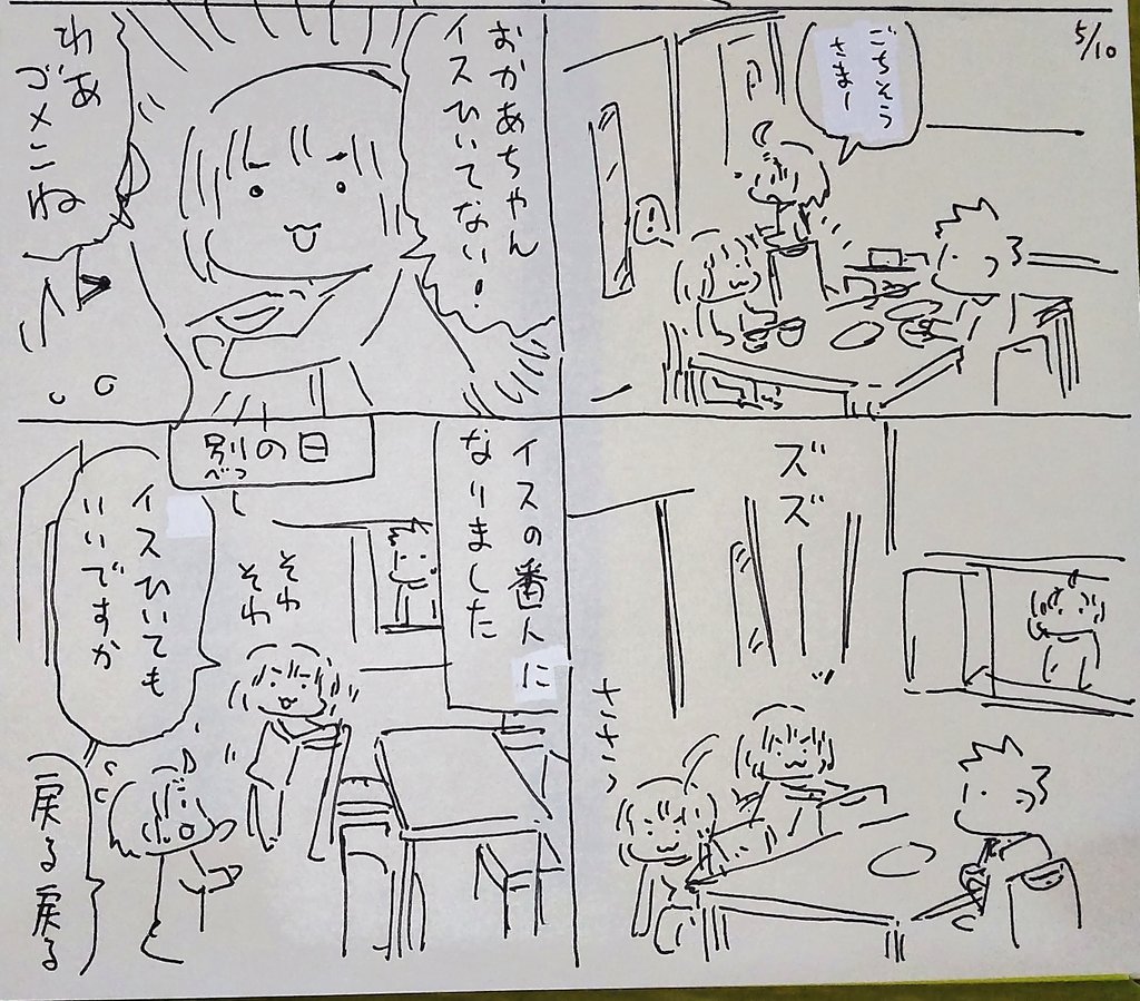 #本日のむすめさん 我が家に番人ができました。随時チェックしてるのでなかなか気を抜けません。