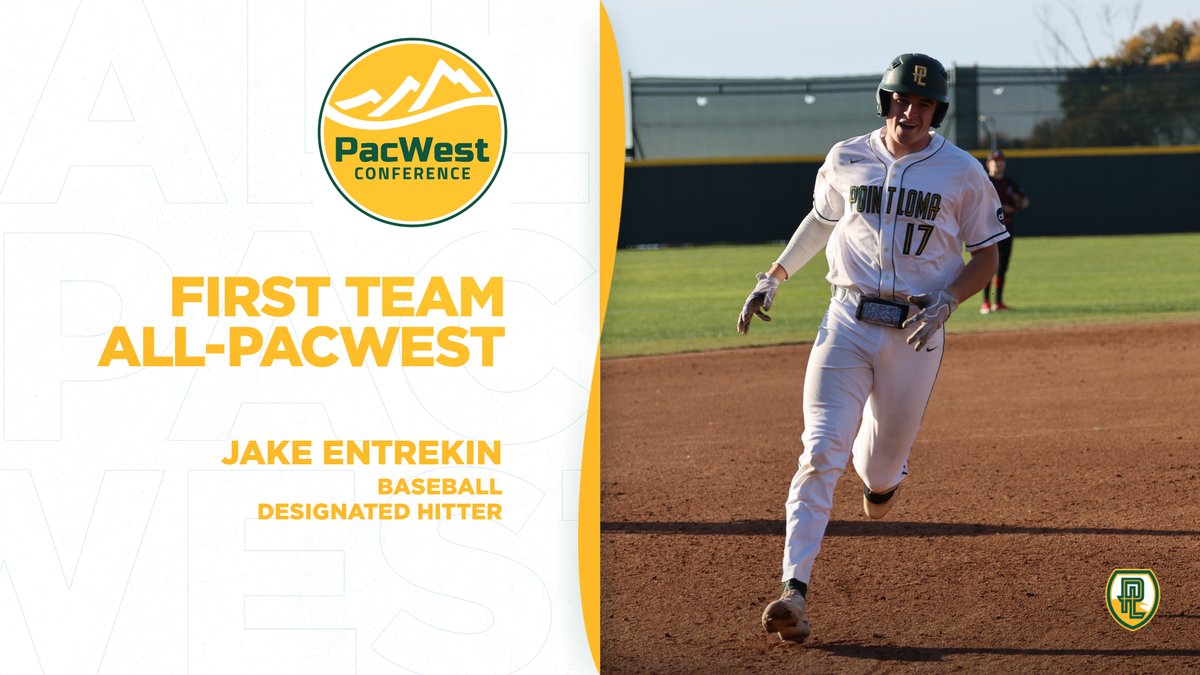 PLNUSeaLions's tweet photo. ⚾️ @ThePacWest Player of the Year Jakob Christian is joined on the All-PacWest First Team by five others on @PLNUBaseball, including:

- Scott Anderson (SS)
- Jake Entrekin (DH)
- Jack Malone (OF)
- Cole Hillier (RP) https://t.co/KkrRH9xNwE