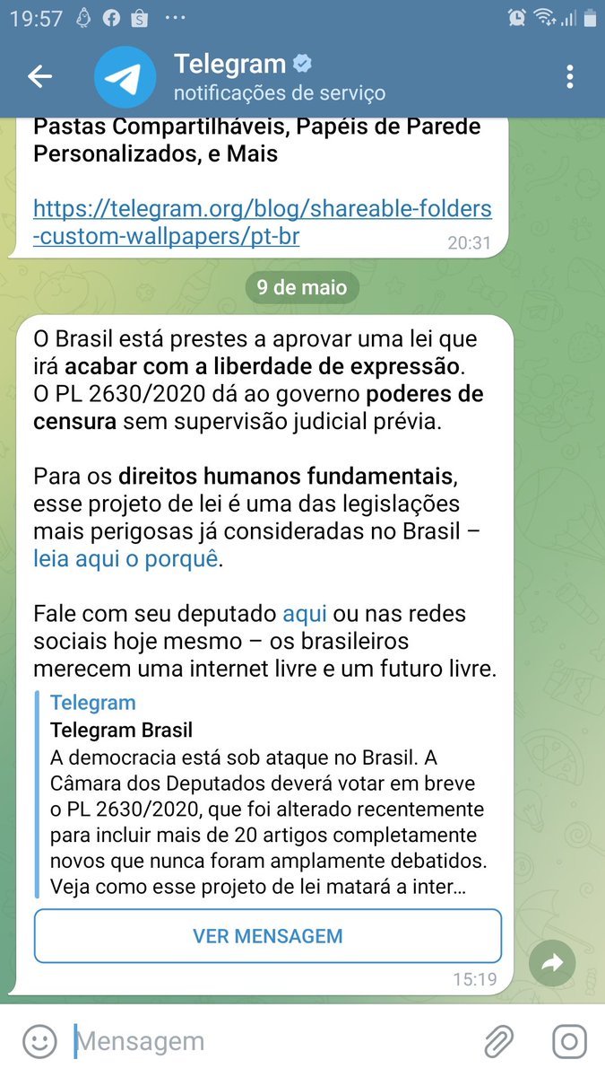 Alguém mas recebeu está notificação pode isso !