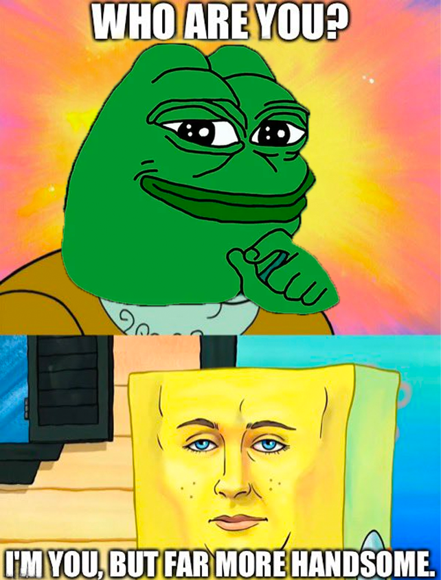 $SPONGE 🧽 is always looking better than $PEPE 🐸