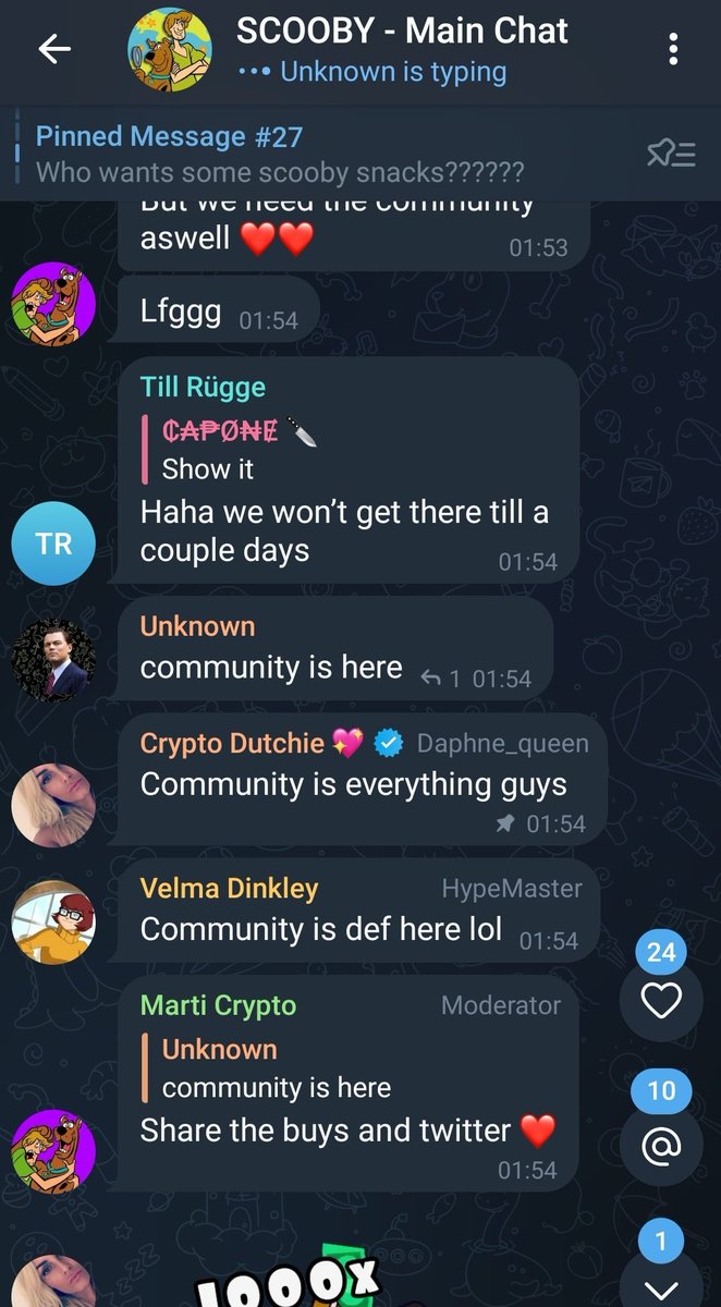 ScoobyDooETH's tweet photo. As the Dutchie says...community is everything!!! 🔎🐶🚀 https://t.co/Td7sXEh0FH