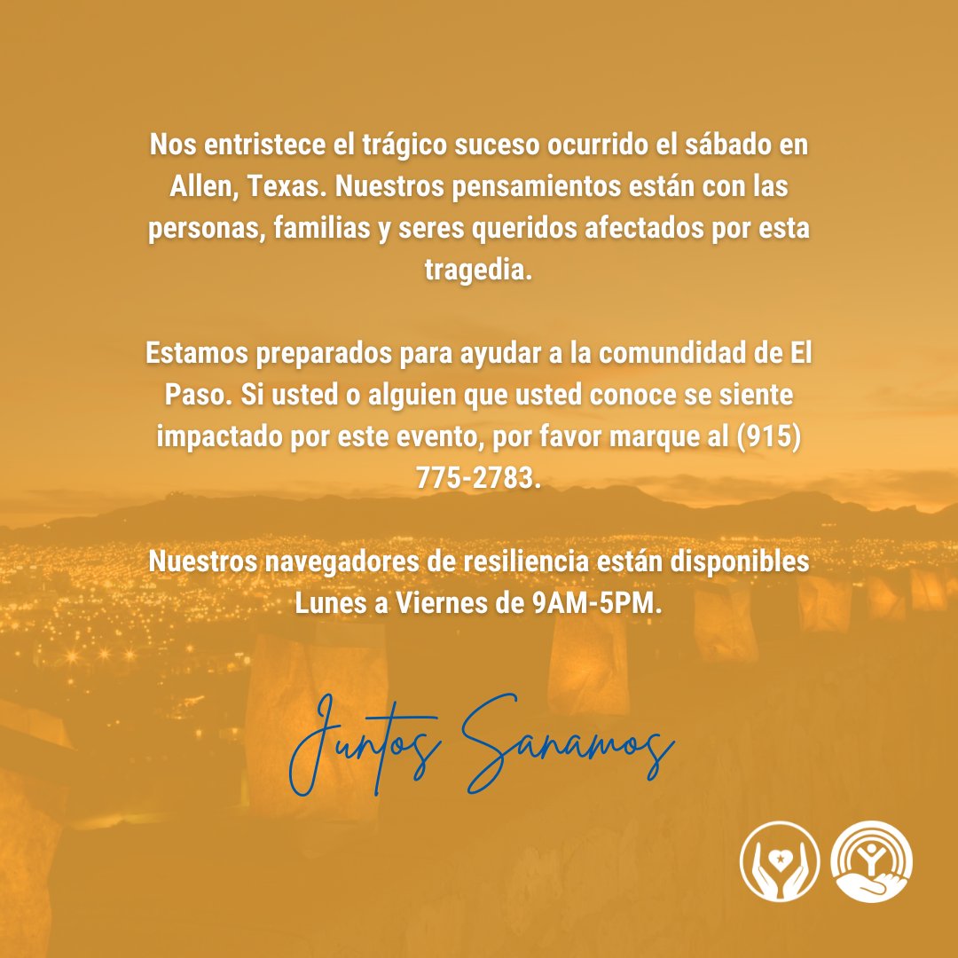 We're here for you, El Paso ❤️