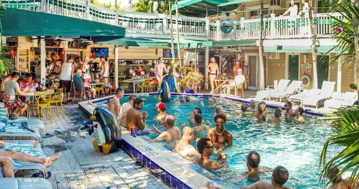 instinctmag's tweet photo. Don't Come Into Our Safe Spaces...And Then Sue When You Don't Like What You See #ReviewsOpinion #islandhousekeywest #GayMen #GayRIghts  https://t.co/ZCeWrdhwb1 https://t.co/eOwznbrYi2