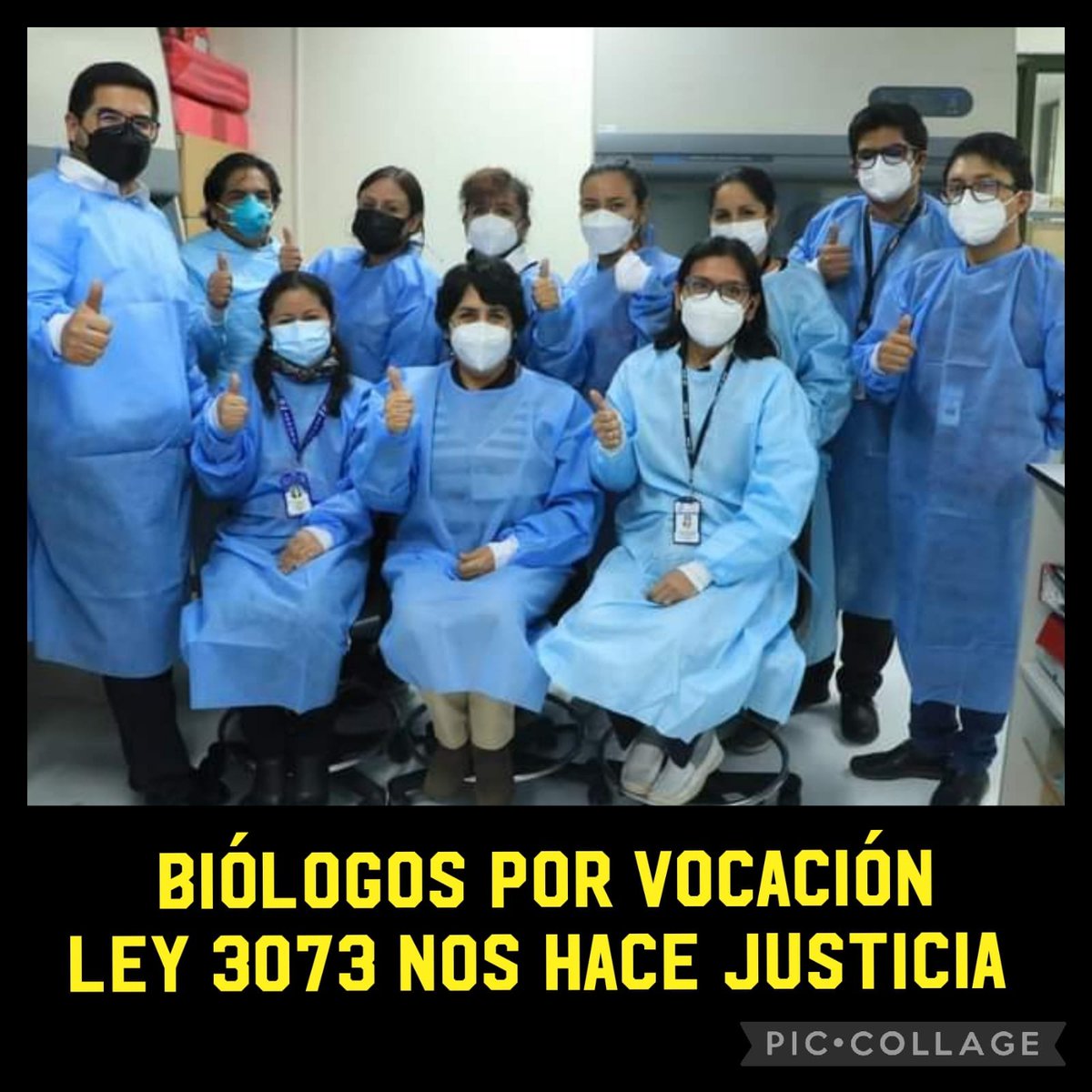 GARDEJIMENEZV1's tweet photo. 🛑El Legislativo lo hizo realidad, por lo que exhortamos al Ejecutivo, la firma de la Autógrafa de Ley N°3073 que modifica la Ley de Trabajo del Biólogo. Sí a equipos multidisciplinarios @DinaBoluarteZ @MinisterPeru @MINPRODUCCION @MinCulturaPe @MTPE_Peru
#LEY3073SIVA
#SOYBIÓLOGO https://t.co/k8JxZv5lEB