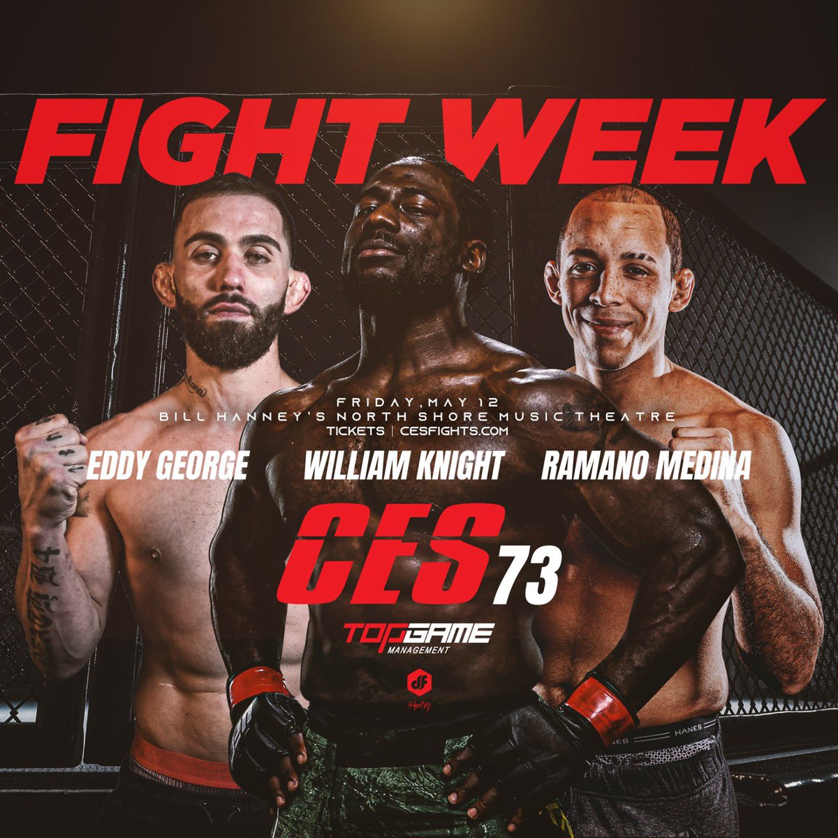 TopGameMGMT's tweet photo. 🌍 TopGame against the world! 🌏
We’ve got a trio of warriors stepping into the CES cage on Friday in Beverly, MA!
Check out this squad! 🔥
#NewEnglandMMA #CES71
Art by @DaveFretz 🎨 https://t.co/JNLeZOZQCs