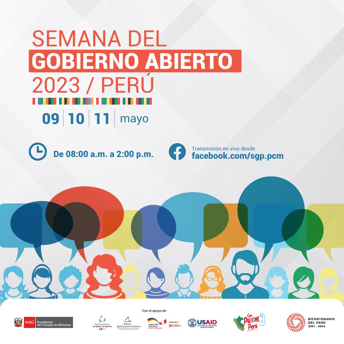 📢Hoy en la Semana del Gobierno Abierto 2023: conferencias de <a href="/MilaGasco/">Mila Gasco</a> y <a href="/redmatriz/">Álvaro V. Ramírez-Alujas 👾</a> sobre iniciativas, retos y experiencias latinoamericanas.

🕗Inscritos: ingreso desde 8:00am 
💻Transmisión en vivo: facebook.com/sgp.pcm

#OpenGovWeek #GobiernoAbierto #GestiónPública