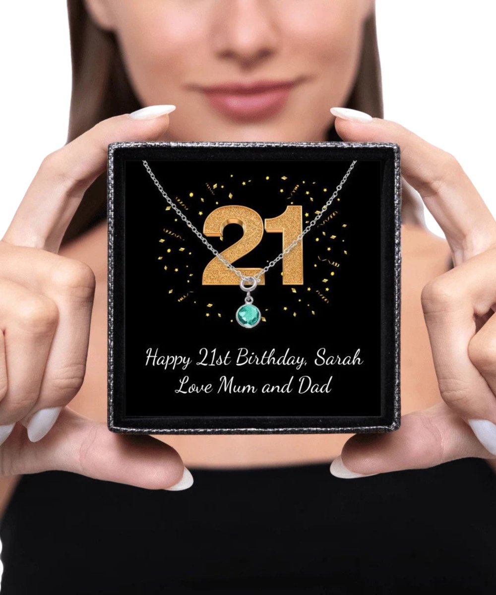 CJJewellery's tweet photo. 21st Birthday Birthstone necklace with personalised message card. The perfect birthday present for your daughter!
https://t.co/zy3nxLyoUm
#etsy #smallbusinessowner #necklaces #birthstone #21stbirthday #birthdaygirl #birthdaygift https://t.co/E7MgagKIPI