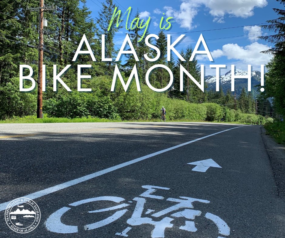 @GovDunleavy has proclaimed May #AlaskaBikeMonth! 🚴‍♂️
🚲 Proclamation: gov.alaska.gov/alaska-bike-mo…
🚲 Alaska #Bicycle-Pedestrian Plan: dot.alaska.gov/stwdplng/bikep…
🚲 #BicycleSafety info: nhtsa.gov/road-safety/bi…

#KeepAlaskaMoving
📷Riding on N. Douglas Hwy, Juneau. By Julius Adolfsson