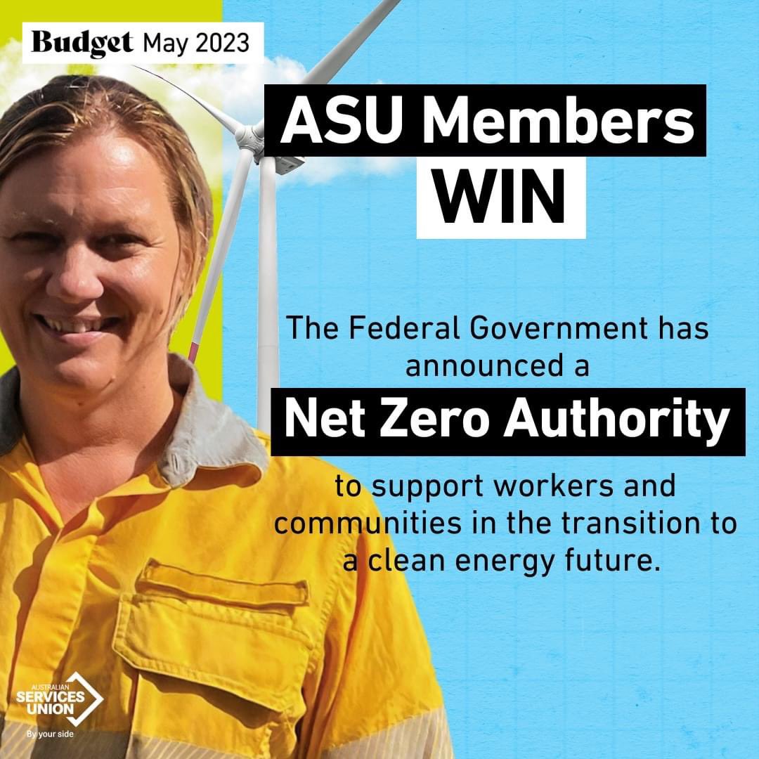 Congratulations to all our members who have campaigned for over a decade for an Energy transition that leaves no worker behind! 💪👏 Announced in Federal Budget.

#energy #FederalBudget #FederalBudget2023