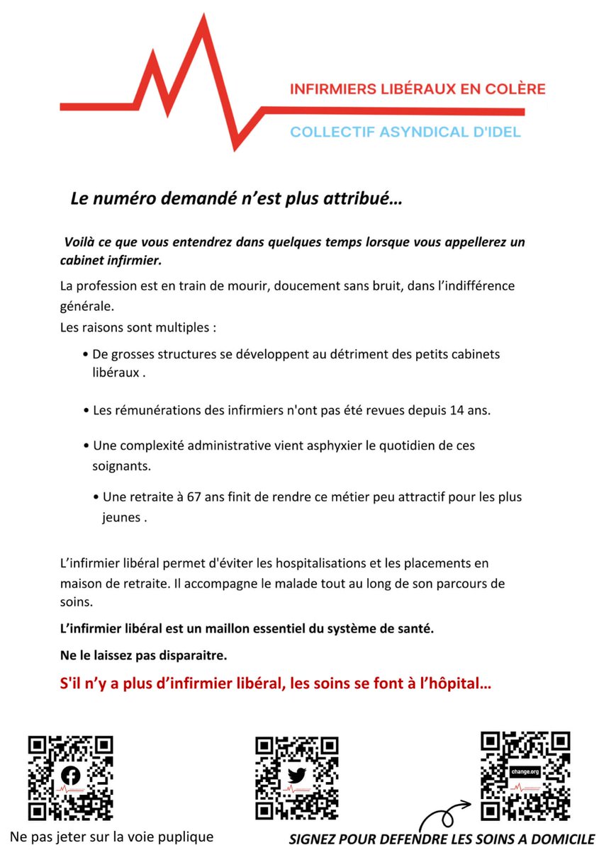 albabianca56's tweet photo. 12 Mai Journée de l'#infirmiere...le soin à domicile ne tient qu'à un fils, les #infirmiersliberauxencolere se mobilisent pour maintenir le niveau de soin en ville. Tous concernés, rejoignez nous. #Pontivy #Hennebont #ploermel #Josselin #Locmine #Malestroit #Auray #Etel #Belz https://t.co/ZWnXy4JiiK