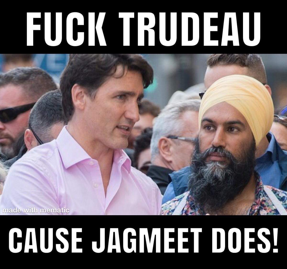 JustACdnPatriot's tweet photo. @JustinTrudeau @MarciIen https://t.co/RJd3XtuceZ