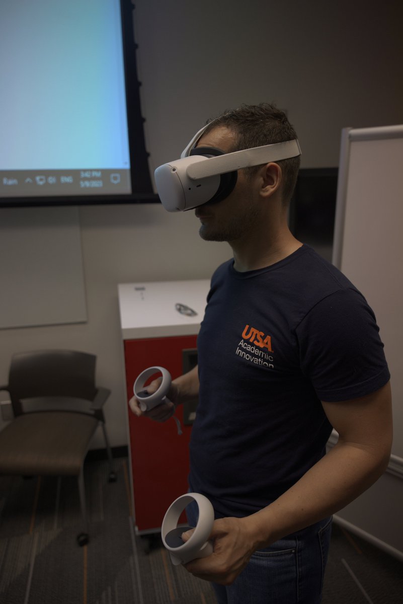 utsa_innovation's tweet image. Bold futures - and incredible history - is within reach at UTSA. We’re happy we got to help move academic innovation forward with ANT 3573’s end-of-semester Digital Archaeology Virtual Reality Fair! #HigherEdWeb 

What a fantastic partnership with @UTSAanthro from @UTSACOLFA!