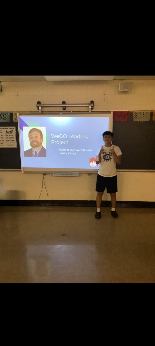 LMSMrZunigaLIA's tweet photo. The @WeGoD33 LIA students presented their WeGo Leaders project today.
LIA students picked WeGO students that were interviewed on @WegoPlaces. LIA leaders picked someone who is in the same profession they hope to be in the future! #famiLIA #leadersinourcommunity #igniteLMS ⚡️ https://t.co/MDmP4RhBSa