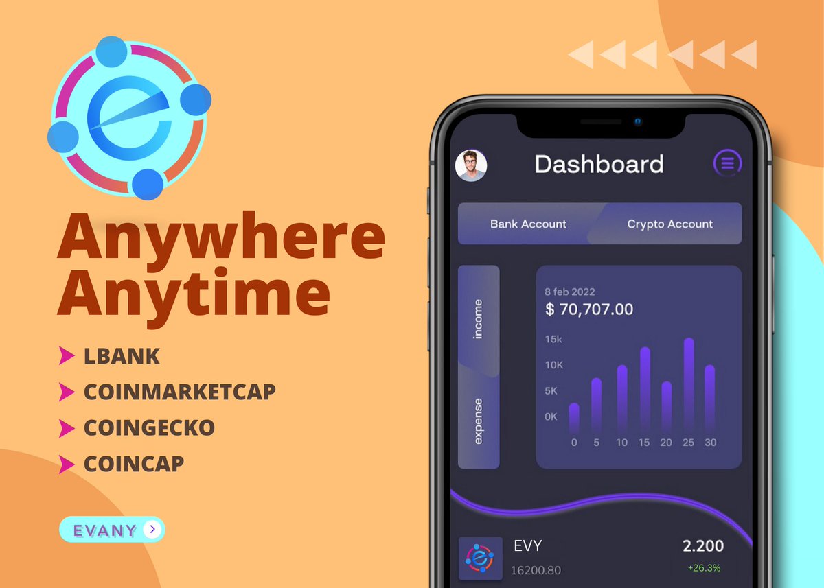 EVANYTOKEN's tweet photo. The world of digital payments doesn't have to be intimidating. Evany seeks to bring intuitive user friendly solutions to bridge the gaps in everchanging payment technologies. 
#Evany #InEvanyWeTrust #EVY #BeyondTheMoon #ERC20 #CryptoCommunity https://t.co/9HwQqpazn6