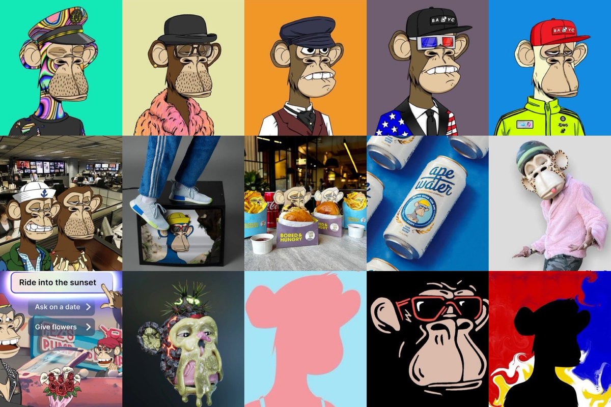 jbondwagon's tweet image. I will stop believing that @BoredApeYC is gonna be one of the biggest global brands one day when:
- @CapetainTrippy sells Captain Trippy
- @OGDfarmer sells Dapper Don
- @TallyLabsNFT stops @jenkinsthevalet’s story
- @RamonGovea stops developing American Ape’s story
- @harry_forj…