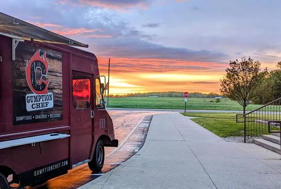 What a gorgeous sunset from Eminence, courtesy of the Gumption Chef! If you haven't tried them yet, keep an eye out for this Mooresville based food truck... you just never know where they'll pop up next! 

📷 by @gumptionchef 
#thisismorganco #sunset … instagr.am/p/CsCkZQPR5JT/