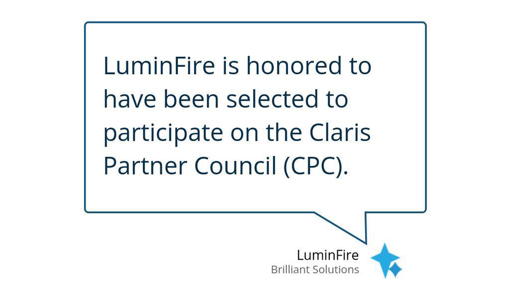 timcimbura's tweet image. Acting as a voice for Claris Partners and the wider community, the CPC meets regularly to discuss opportunities that can make a positive impact for Claris and the partner community.

Read more 👉 luminfire.com/2023/03/23/lum…

#ClarisPartnerCouncil #ClarisFilemakerCommunity