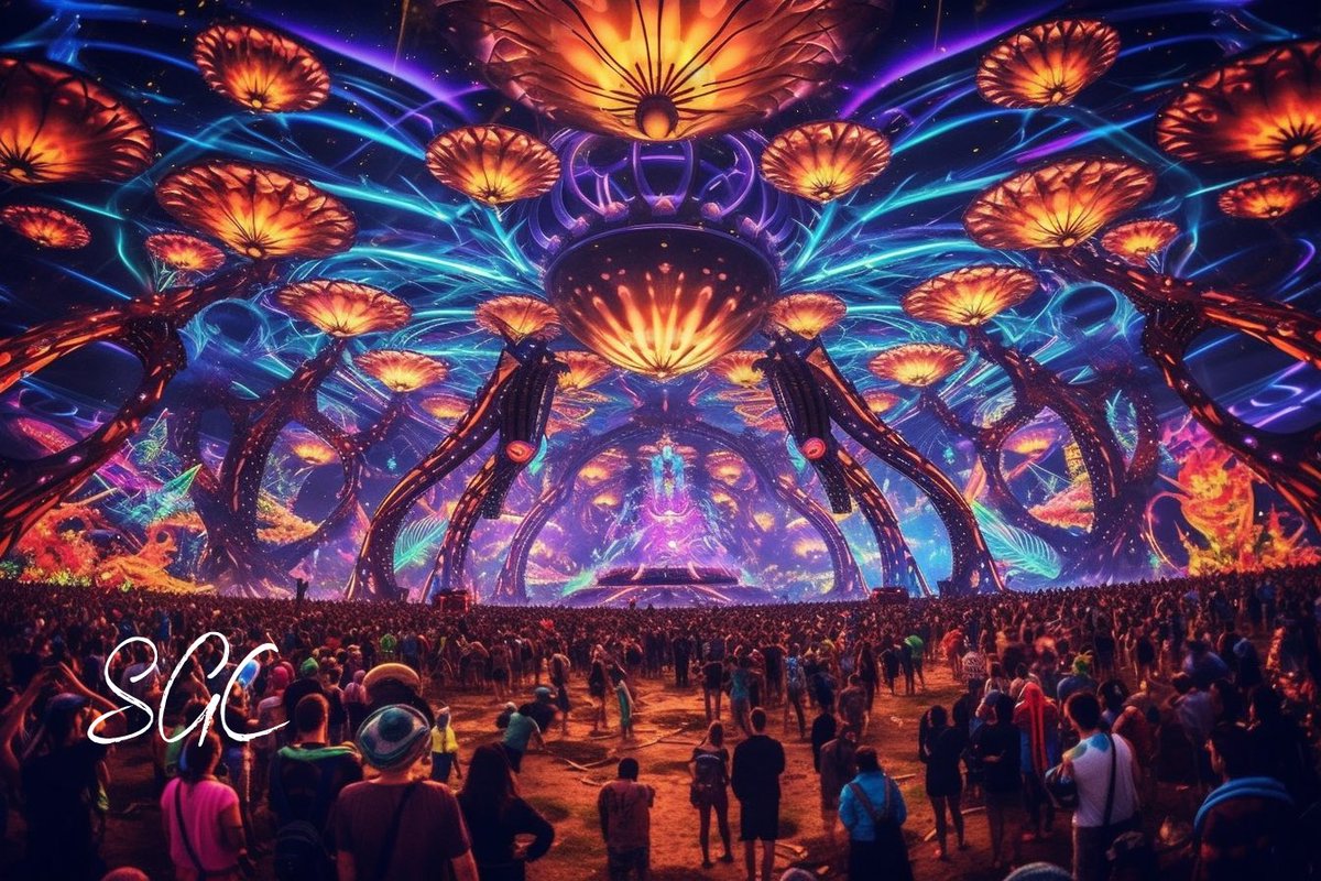 studiogreencode's tweet photo. Day 2: #TrancePortal - Get lost in hypnotic rhythms and melodies 🌀🎵 Use #StudiogreencodePsychedelicWonderland All are welcome to post, Let's have fun with this!
#edmmusic #Aiart #midjourney #midjourneyv51 #inspirationweek #EDCLASVEGAS #Studiogreencode #EDCLV2023 https://t.co/nggHfWHQ8P