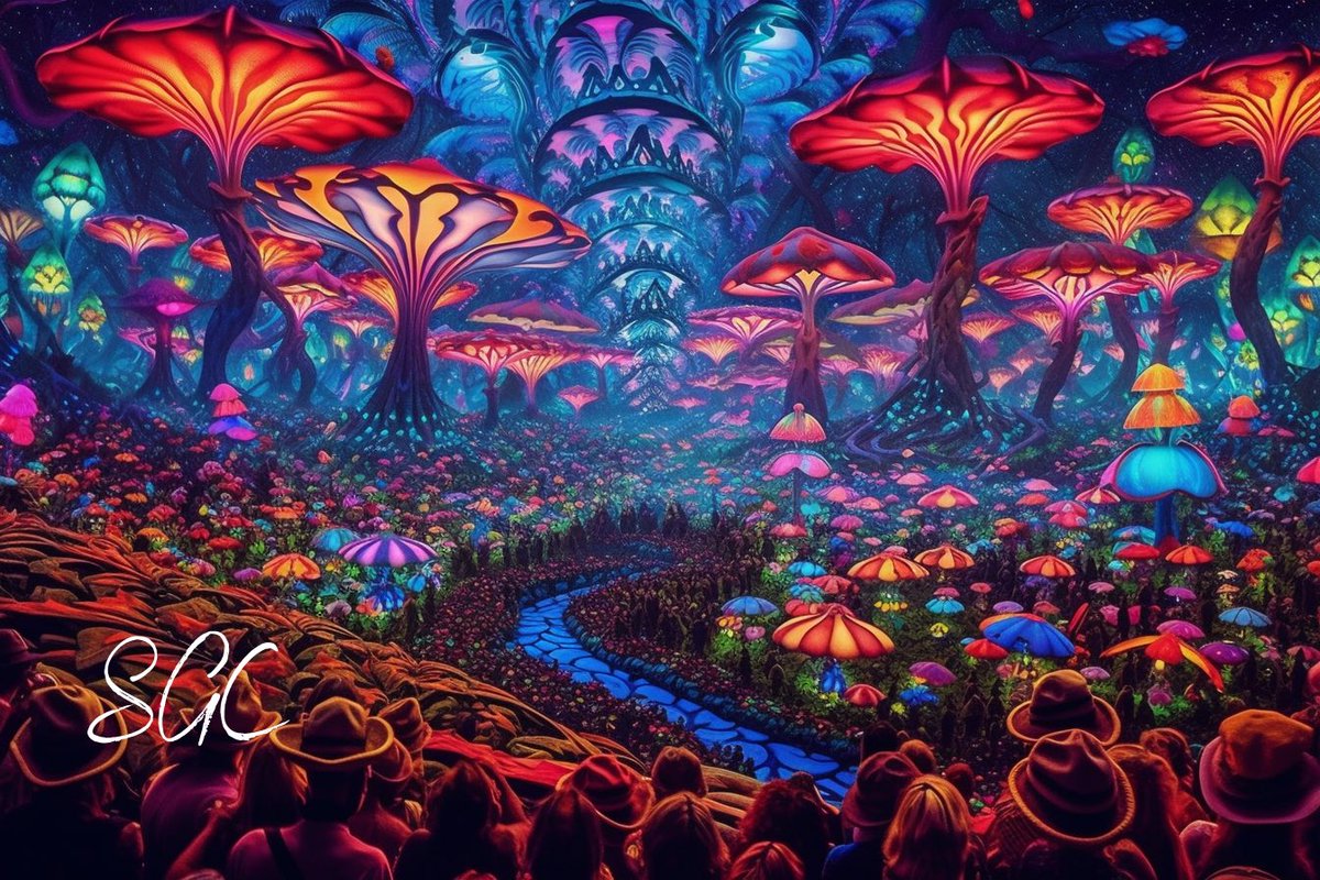 studiogreencode's tweet photo. Day 2: #TrancePortal - Get lost in hypnotic rhythms and melodies 🌀🎵 Use #StudiogreencodePsychedelicWonderland All are welcome to post, Let's have fun with this!
#edmmusic #Aiart #midjourney #midjourneyv51 #inspirationweek #EDCLASVEGAS #Studiogreencode #EDCLV2023 https://t.co/jtiw2IhIMx