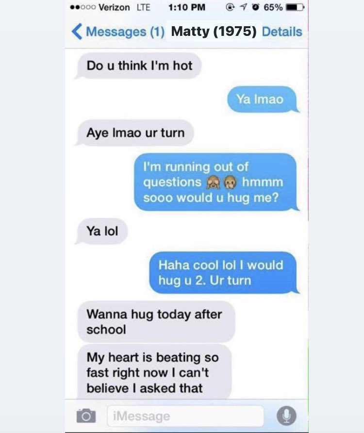 drivelikematty2's tweet photo. LEAKED texts between matty healy and taylor swift !!!!! https://t.co/065acUuruF
