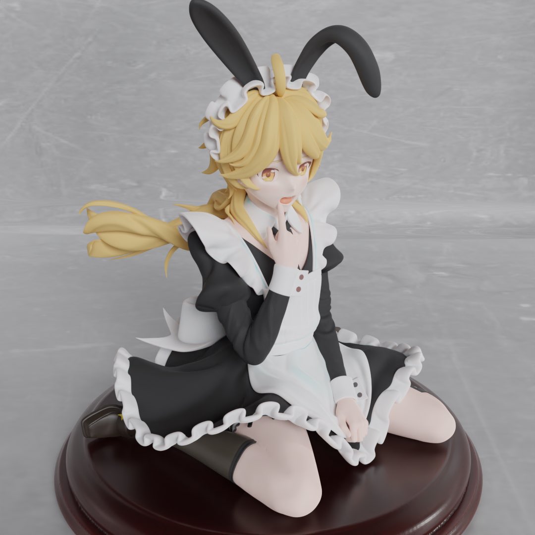 Willronsin's tweet photo. A cute little rabbit of Aether
#Aether #GenshinImpact #原神空
#Blender #メイド https://t.co/GiwGs9g4ED