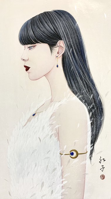 「armlet black hair」 illustration images(Latest)