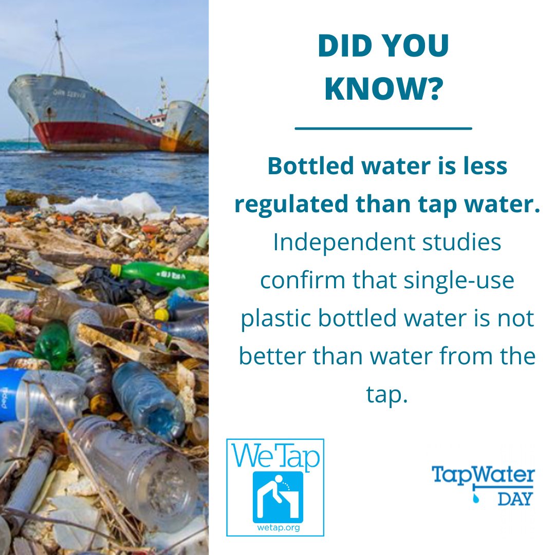 WeTap1's tweet photo. Did you know? #TapWaterDay2023 #WeTap #TheFountainsofCalifornia #PublicDrinkingWaterFountains
💦💦💦💦💦💦💦
Celebrate our #PublicDrinkingWater
it’s precious and delicious !
#TapWaterisLife #TapWaterDay https://t.co/LmW6m9EOKG
