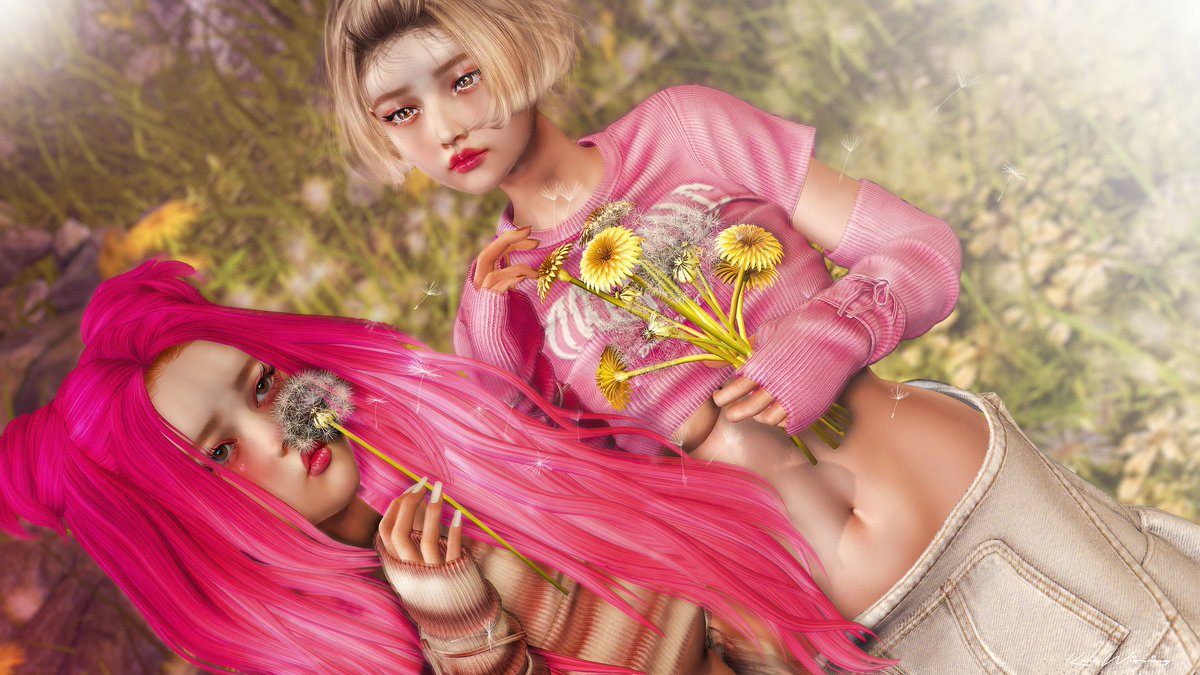KaiWirsing's tweet photo. https://t.co/xTHWs1XdKQ 

完成したのでお披露目

SKIN ARCANA - A

*AMATISTA- MY HEART(GIFT)(BOM/EVOX)
AMITOMO - SOMUCH
[MG]dandelion bouquet Pink　@ Cosmopolitan

#OriginalSkin #secondlife https://t.co/TOK38RLLpN