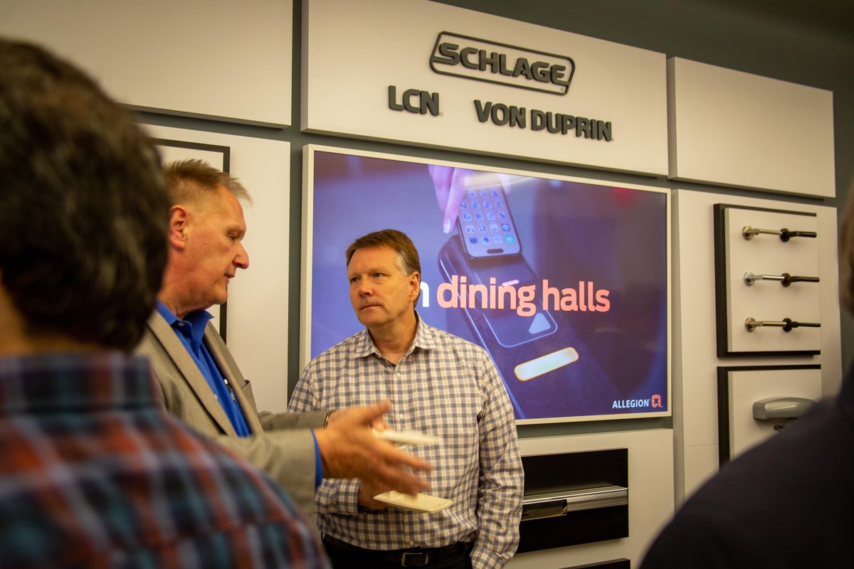 AllegionUS's tweet photo. Thank you to those who joined us at our SIAThere! event last week in our New York showroom.
Allegion US and SIA partnered to bring security professionals together for a night of networking.
We hope you had a great evening!
#SIAThere #SecurityIndustry https://t.co/oSjCVQ8Lpi