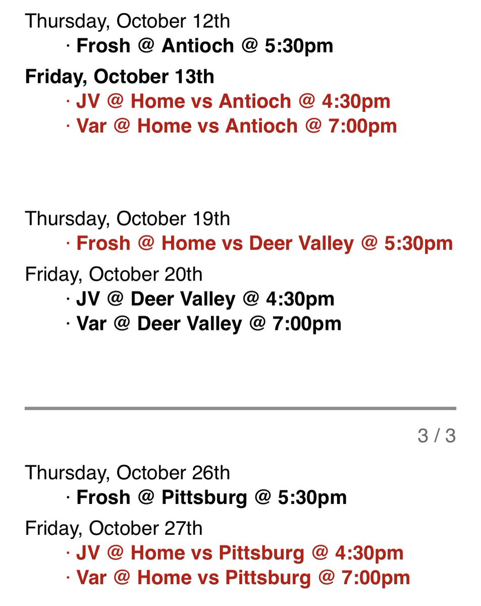 LLABC8's tweet photo. LHS 2023-2024 Football Schedule https://t.co/4fz8yt0wWa