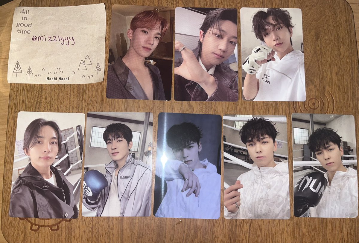 mizzlyyy's tweet photo. wtt seventeen fml 

have: dk minghao joshua jeonghan wonwoo vernon 

want: unmarked jun and jun weverse set for vernon only! 

us based! https://t.co/at97Y9hrm1
