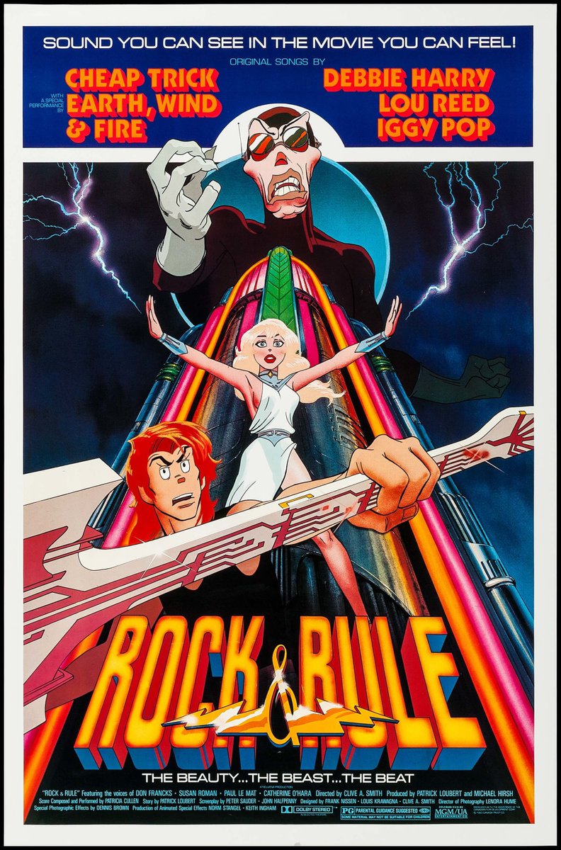 Nostalgia_Drop's tweet photo. Rock & Rule is a 1983 musical cartoon about an evil rock star trying to summon a demon...and her band must save her. #nostalgia #nostalgiatrip #nostalgiadrop #80scartoons #80smovies #rockandrule #80sMusical https://t.co/6sruugRa5B