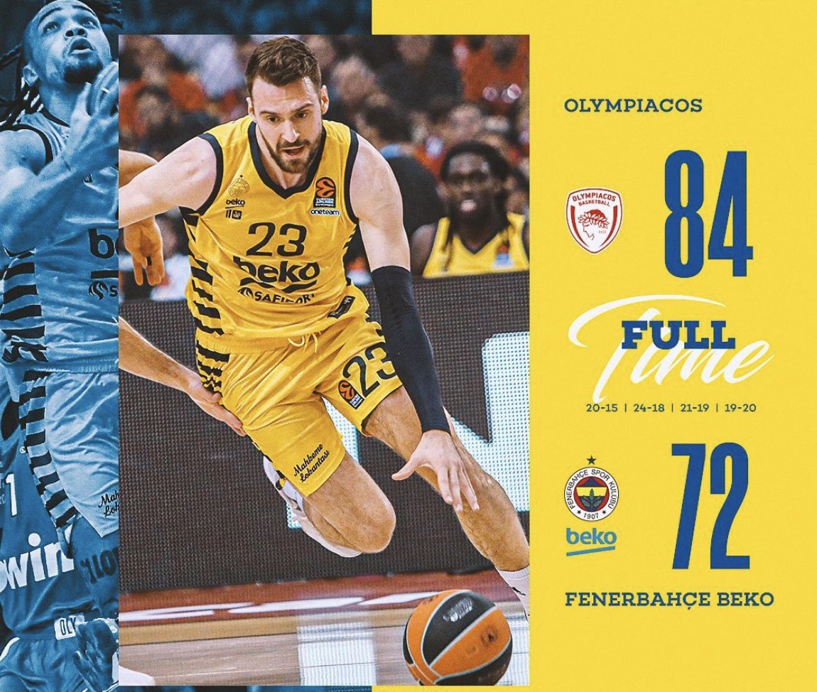 extremebets_tr's tweet photo. Maç Sonucu | Olympiacos vs
Fenerbahçe Beko: 84-72

Daha fazla spor karşılaşması için sitemizi ziyaret edin! >>> https://t.co/3GK4MZaLb9 

#euro #league #fenerbahçe  #extremebets #extremebetsgiris #extremebets https://t.co/qOPxvL46G3