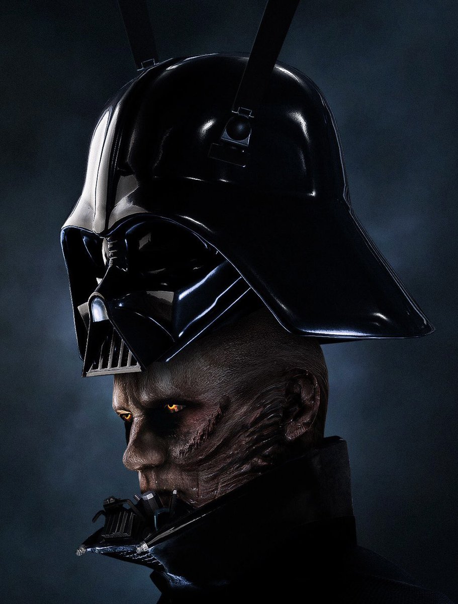 SWCozyCoffee's tweet photo. Is Anakin/Vader the most sad character in all of Star Wars? https://t.co/YznkmOaNJC