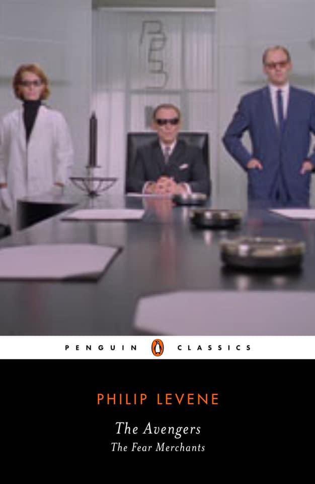 TimeLordDrew61's tweet photo. The Colour Diana Rigg Emma Peel episodes as Penguin Classics. This would be nice to get novels of this series. If only they were real. #TheAvengers #SeriesFive #Novels https://t.co/a3shWJb62E