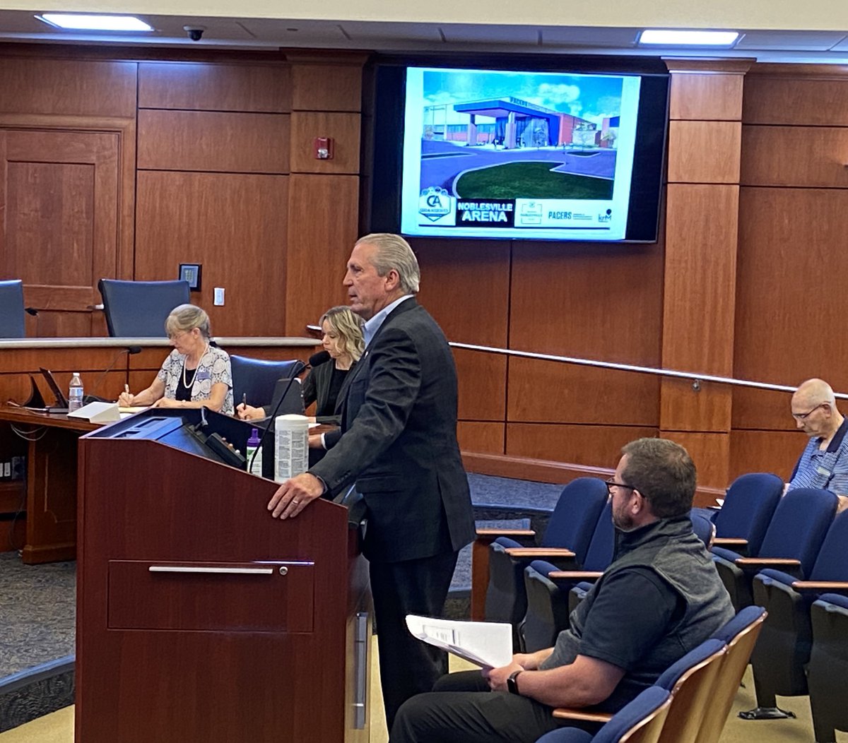 City of Noblesville (@noblesvillein) on Twitter photo The #Noblesville Common Council has unanimously approved the public-private partnership agreement with <a href="/PacersSportsEnt/">Pacers Sports & Entertainment</a> to bring their NBA G League affiliate to our city. The #Noblesville Common Council has unanimously approved the public-private partnership agreement with <a href="/PacersSportsEnt/">Pacers Sports & Entertainment</a> to bring their NBA G League affiliate to our city.