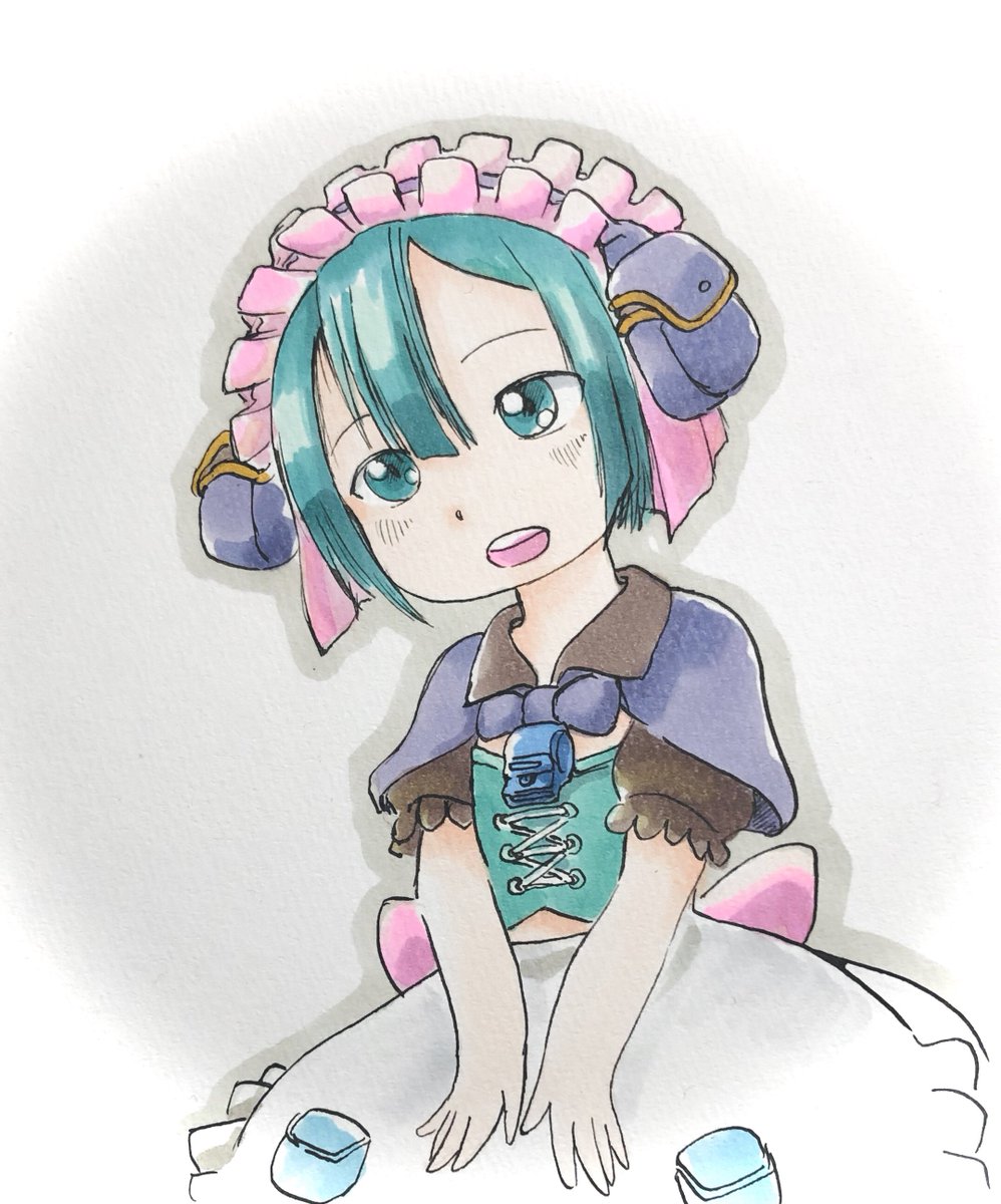 「メイドの日!Σ(・ω・ノ)ノ!   #メイドの日 #miabyss」|まるも☆『きゃぴ』Kindle版発売中！のイラスト