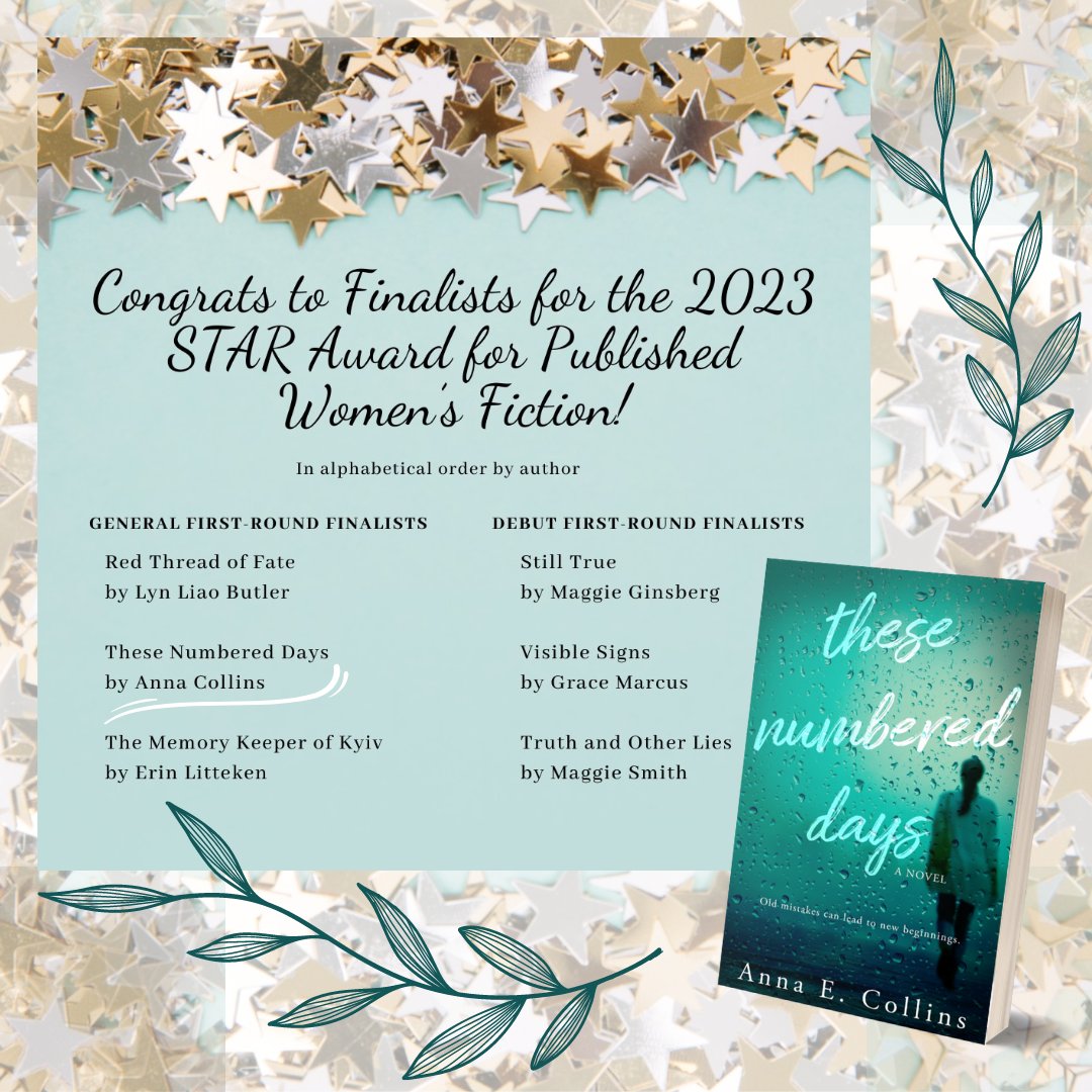 Congrats to @AEC_Writer's THESE NUMBERED DAYS on being a finalist for the STAR Awards