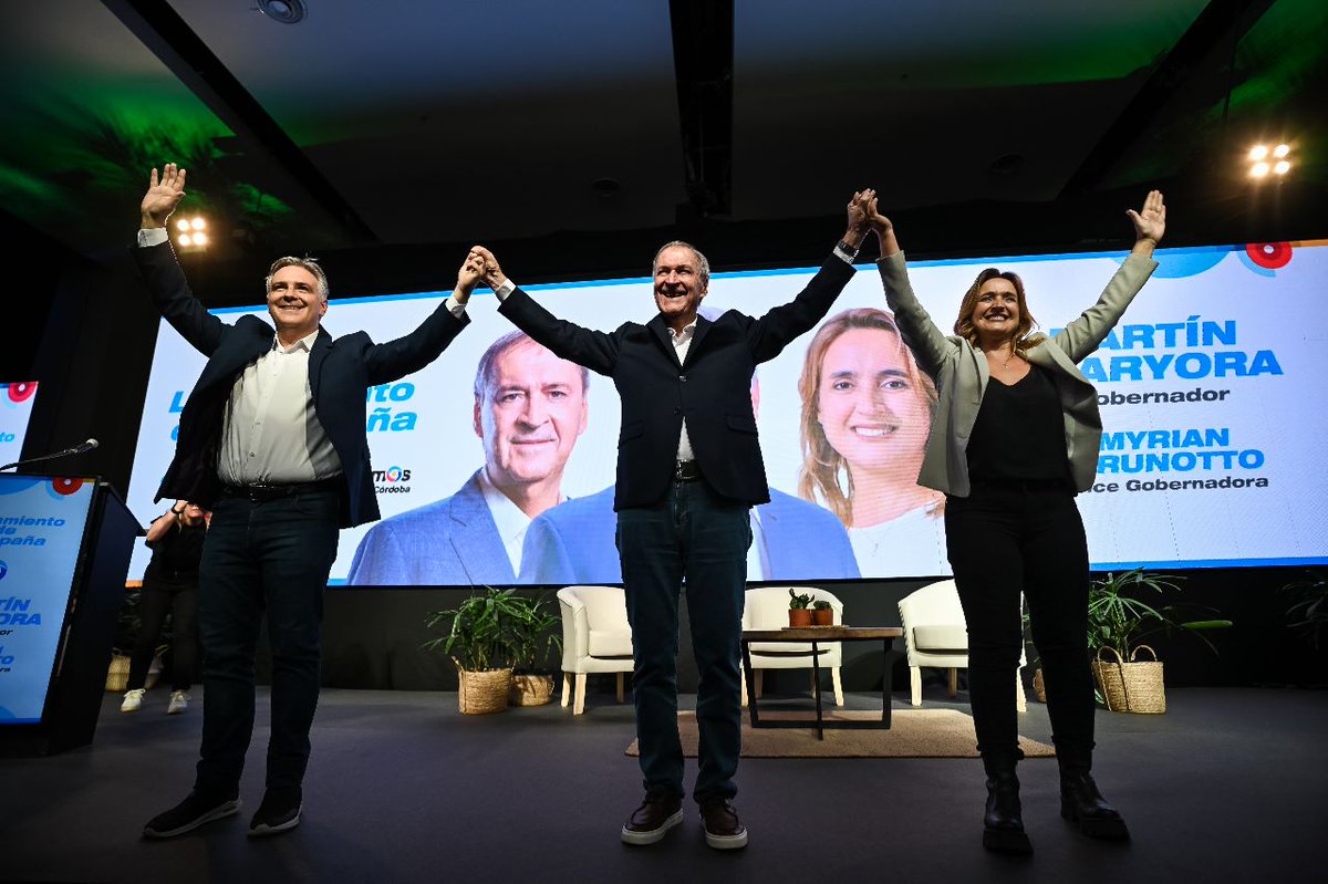 Lanzamos la campaña para las elecciones provinciales del 25 de junio, con la presencia del gobernador <a href="/JSchiaretti/">Juan Schiaretti</a>, el candidato a gobernador <a href="/MartinLlaryora/">Martín Llaryora</a>, la candidata a vicegobernadora <a href="/myriprunotto/">Myrian Prunotto</a> y los candidatos y candidatas a legisladores. #CórdobaParaAdelante