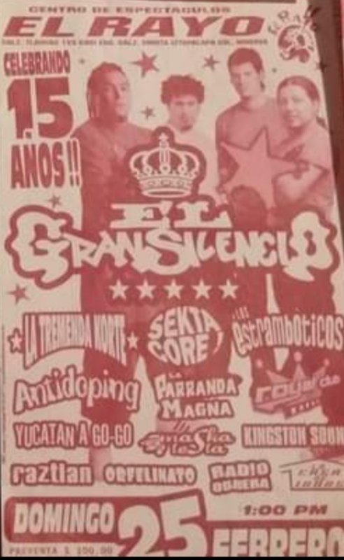 Les traemos pura nostalgia ¿Quién recuerda los grandes eventos en El Rayo, CU, Salón Presidente y muchos lugares más?