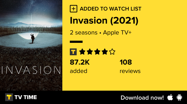 malmedyan's tweet photo. I've just started following Invasion (2021) https://t.co/EEw0gRqIbq #tvtime https://t.co/OjM52XOnft