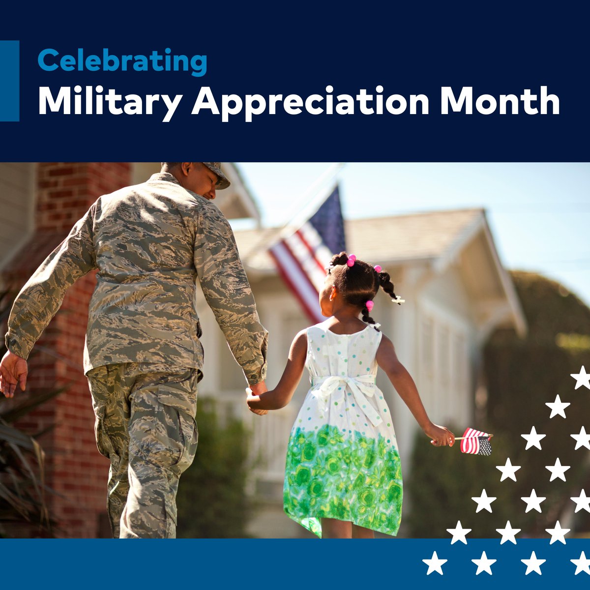 northcrestmc's tweet photo. May is Military Appreciation Month.
Today and every day, we thank all active military members, veterans and their families for their service to our country. 
Happy Military Appreciation Month!

#PositiveImpact #HCAVeterans #MilitaryAppreciationMonth https://t.co/ntYVUNaHTT