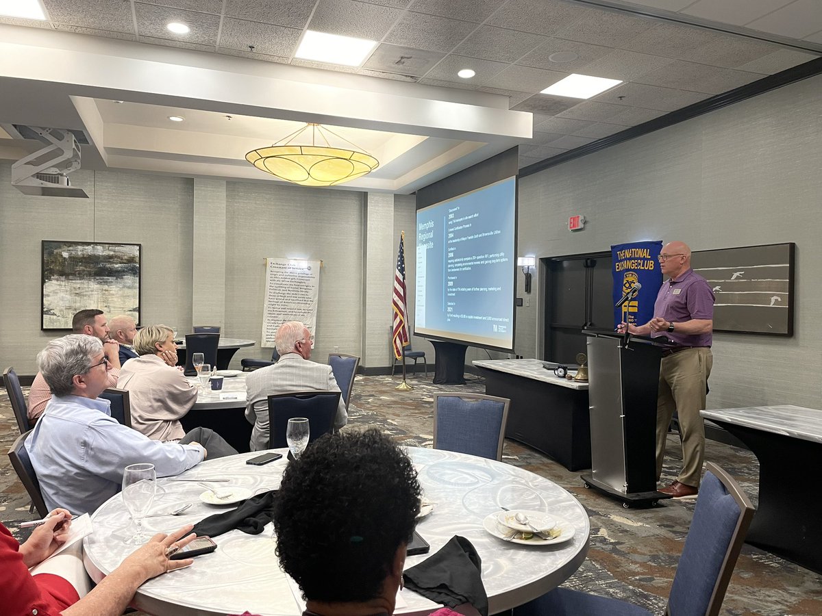 melanieluckey's tweet photo. Another great day at @JacksonExchange with @TVAnews 

Having access to reliable &amp; affordable public power plays a big part in companies moving to TN, &amp; we’re lucky to have a community partner in TVA. #jacksontn https://t.co/XH07ez0izL