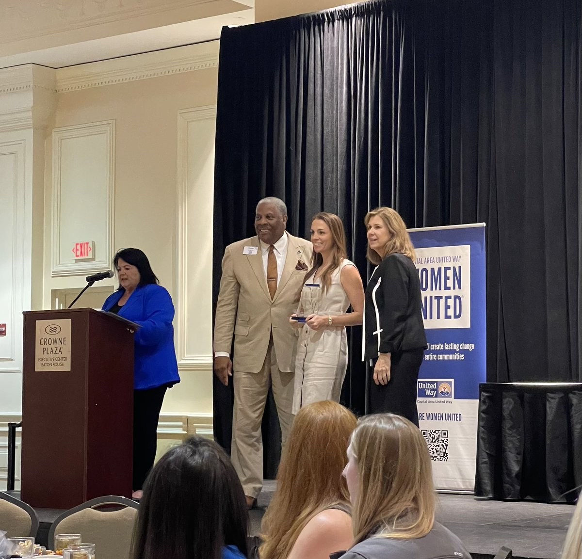 Thank you <a href="/CAUW/">Capital Area United Way (Baton Rouge)</a> for this amazing recognition at your Women United event #United40 #batonrouge #givingback