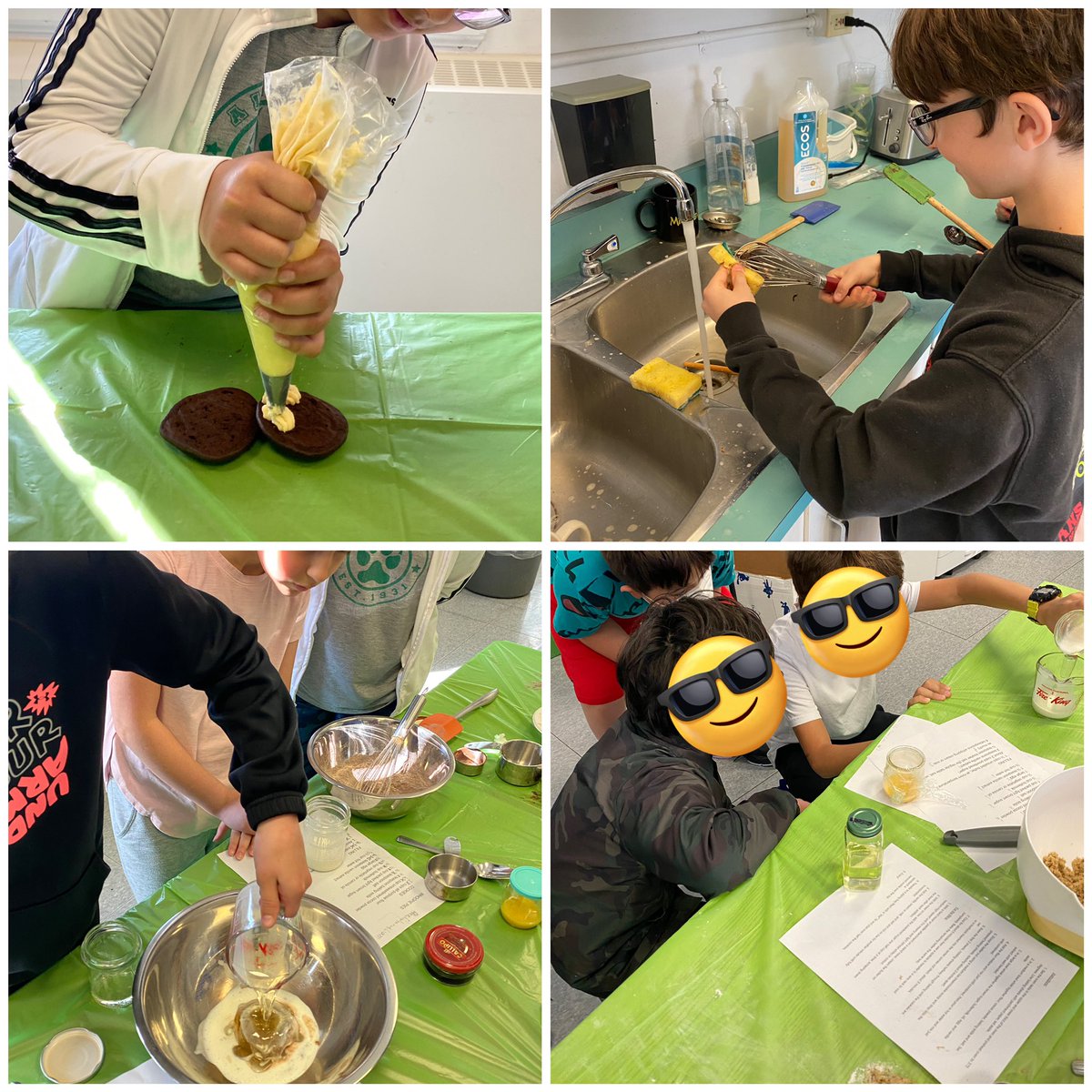 Ss had a great day baking with pastry chef Joanne Yolles! We used our knowledge of measurements and fractions to help us make these yummy treats🧁 & thanks to our sous-chefs (parent volunteers) @TDSBmath @AllenbyPS_TDSB