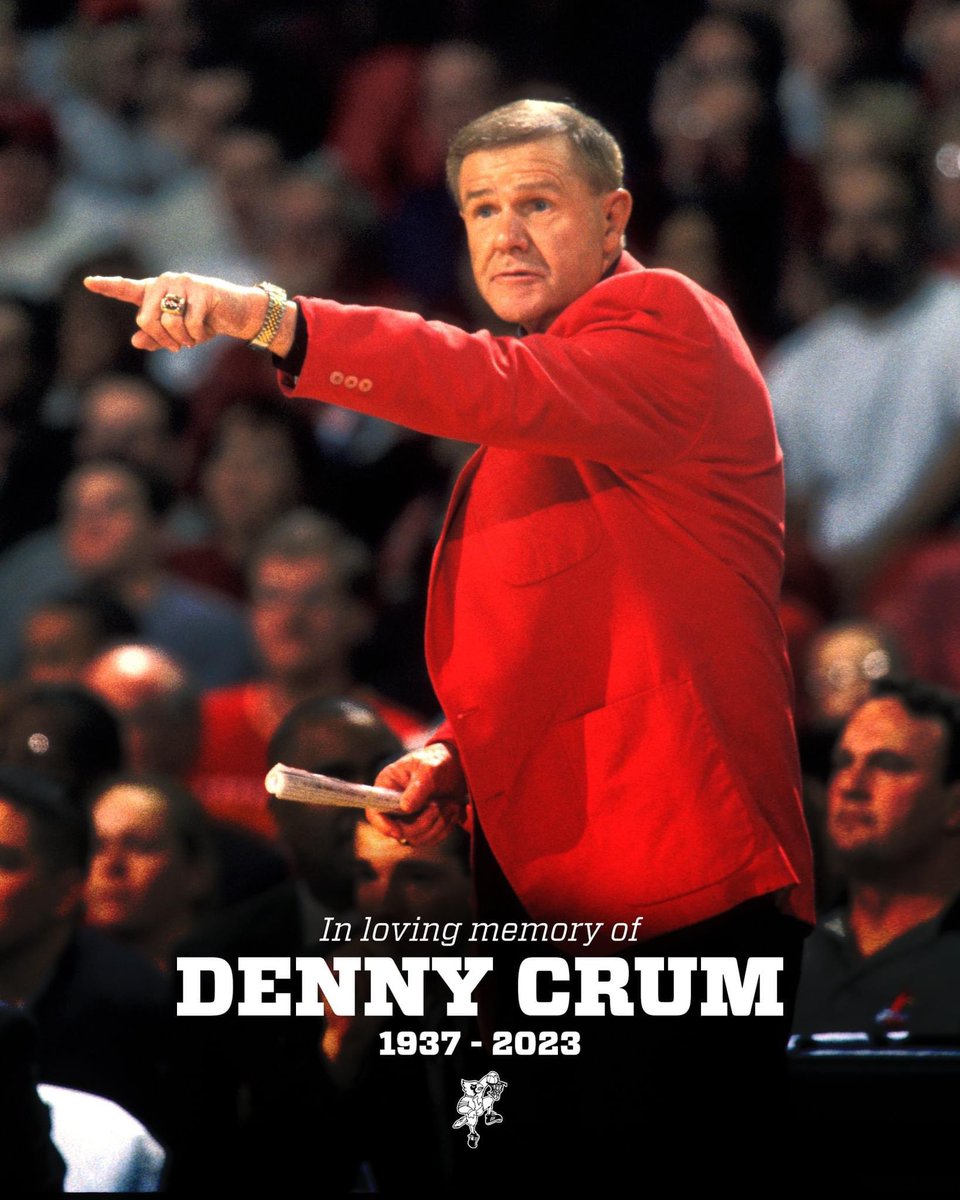 rbramel's tweet photo. Rest in Peace Coach Crum. https://t.co/vMeFeiQGFv